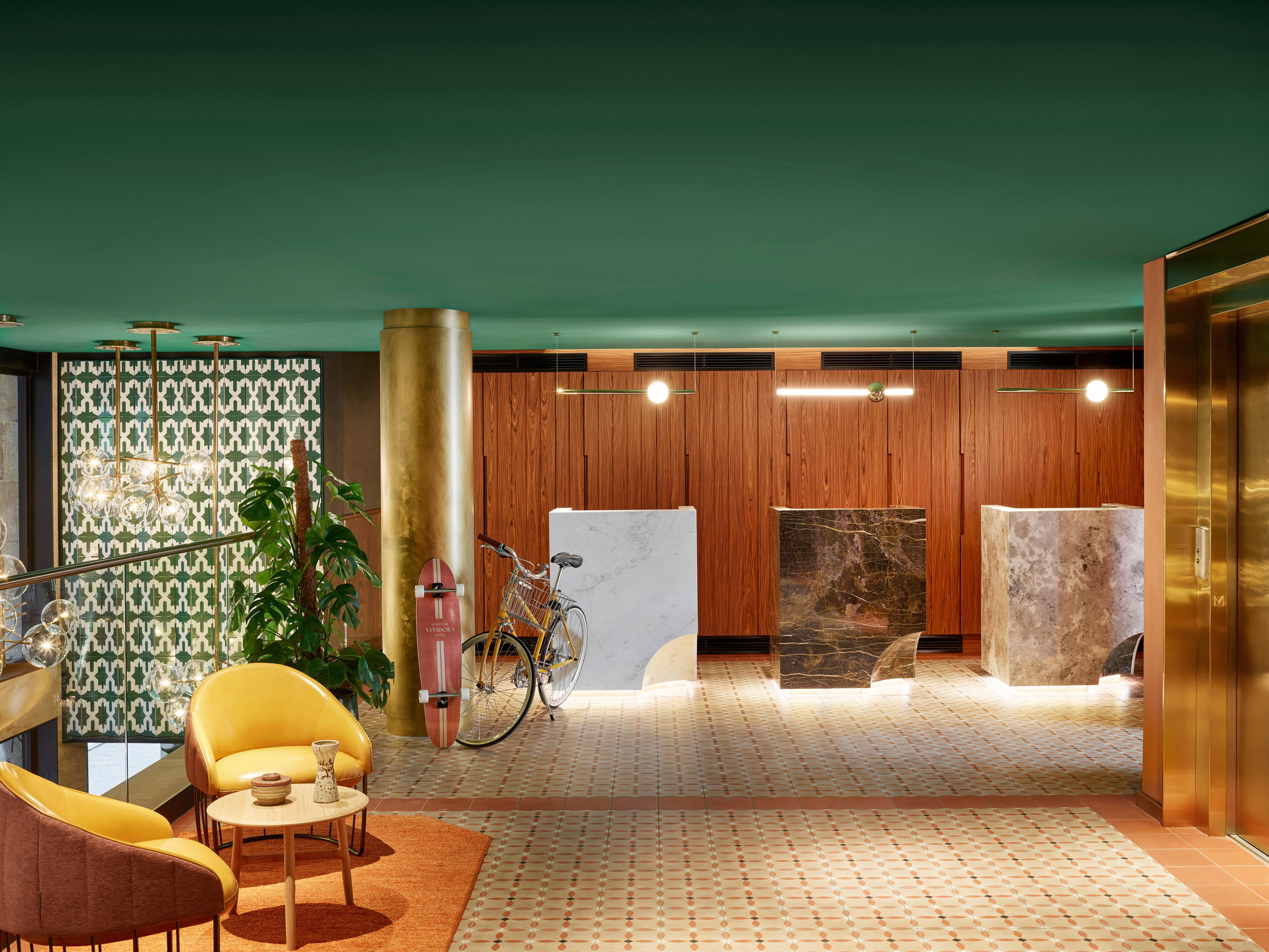 Kimpton Vividora Hotel By Ihg Barcelona Exterior foto Lobby